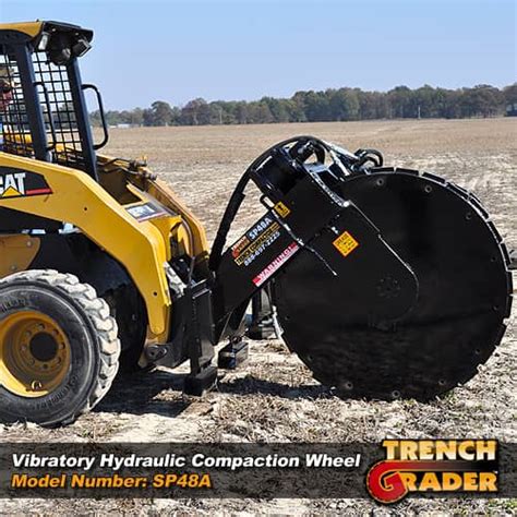 skid steer vibratory compaction wheel|SP48 .